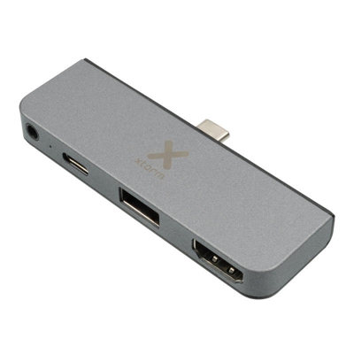 Xtorm Hub  USB-C 4-in-1 Aluminio Gris