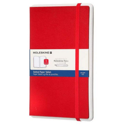 Moleskine Cuaderno Digital Grande Páginas Punteadas Tapa Dura Rojo en oferta