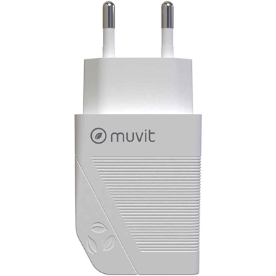 Muvit for Change Cargador Tipo C PD 18W Blanco