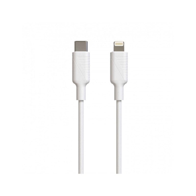 Muvit Cable Tipo C a Lightning MFI 3A 1.2m Blanco