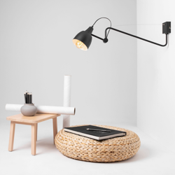 Aplique 1031 con brazo, negro precio