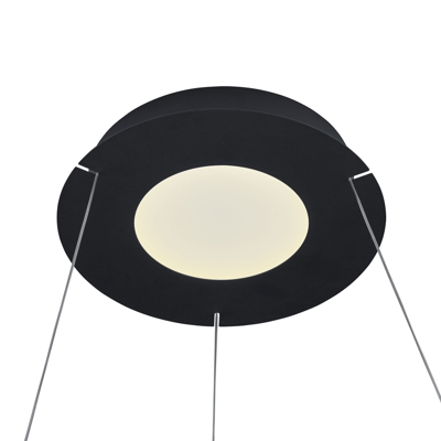 B-Leuchten Aurora lámpara colgante LED, negro