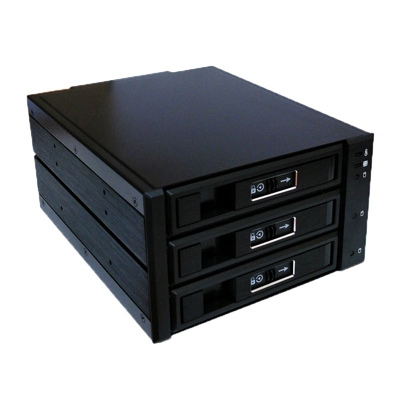 CoolBox HSW-2533 Bahía Frontal 5.25&quot; 3 Discos SATA/SAS 3.5&quot;/2.5&quot; para caja SRM-44500