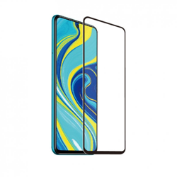 Muvit Protector Pantalla Cristal Templado Plano Marco Negro para Xiaomi Redmi Note 9s en oferta