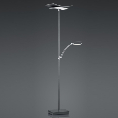 B-Leuchten Liberty lámpara de pie brazo antracita