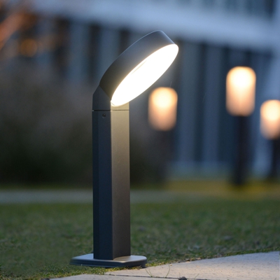 Baliza LED Meridian con cabeza en forma de anillo