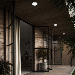 Aplique LED de exterior Cuba Bright, Ø 17,5 cm precio