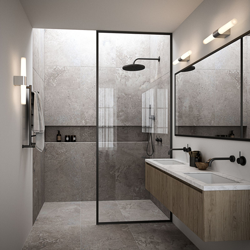 Aplique LED para baño Helva Double, cromo precio