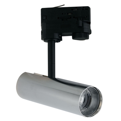 Foco de techo LED de riel Rocket 7W 3.000K cromo
