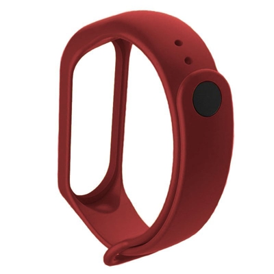 Cool Correa Liso Vino para Xiaomi Mi Band 5