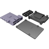 Joy-It RB-ALUcaseP4+07FAN Armor Case Block Active para Raspberry Pi 4 B