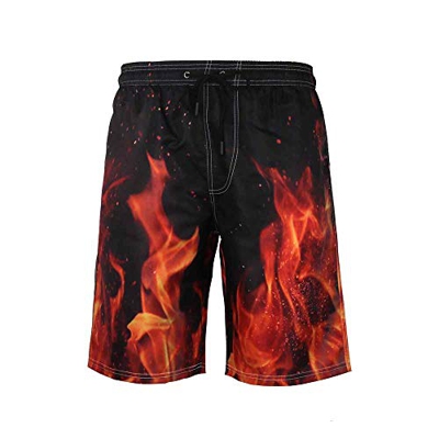 Enhome Shorts de Playa para Hombre, Shorts de baño Bañadores de Hombre Cortos Respirable Secado Rápido Verano Bañador de Surf Pantalones para Deporte