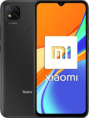 Xiaomi Redmi 9C NFC-Smartphone con Pantalla HD+ de 6.53" DotDrop (3GB+64GB, Triple cámara trasera de 13MP con IA, MediaTek Helio G35, Batería de 5000 