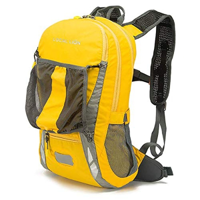 Local Lion Mochila 20L de Ciclismo Montaña Senderismo Macutos Trekking Camping al Aire Libre Nylon con Cubierta de Lluvia para Hombres y Mujeres