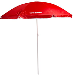 Cressi XVA810080 - Sombrilla Parasol Playa/Terraza/Jardín/Tiempo Libre, sin Bolsa, color Rojo características