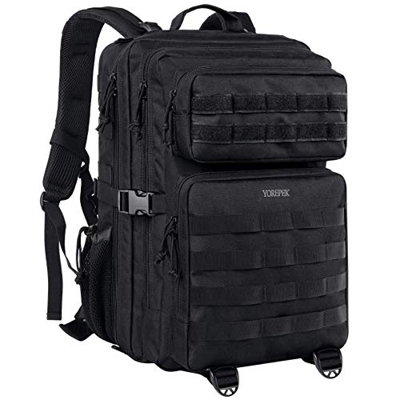 YOREPEK Mochila Militar Táctica, 45L Mochila Grande Profesional Asalto Molle, Mochila Funcional Portatil para Viajes Senderismo Camping Caza Montañism