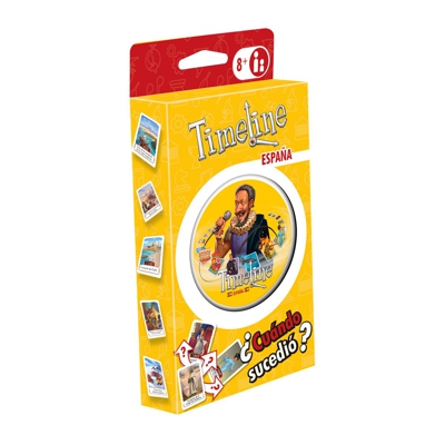 Asmodee - Juego De Cartas Timeline Blister: España Eco