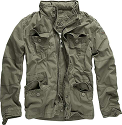 Brandit Britannia - Chaqueta para hombre verde verde oliva Large características