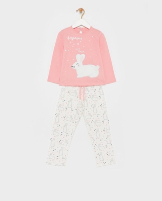 Sfera - Pijama De Niña Bicolor Conejos