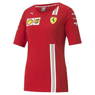 PUMA SF Team tee Wn Camiseta, Mujer, Negro, L