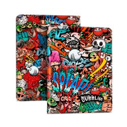 SUBBLIM - Funda Con Tapa Graffiti Para Tablets Hasta 10,1" en oferta