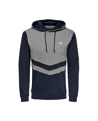 Only & Sons - Sudadera De Hombre Bicolor Con Capucha