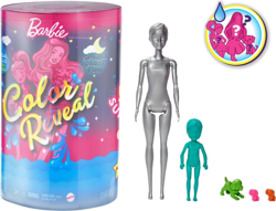 Mattel Color Reveal Slumber Party Fun Set, 50+ Surprises Including 2 Dolls, 3 Pets & 36 Accessories (GRK14) en oferta