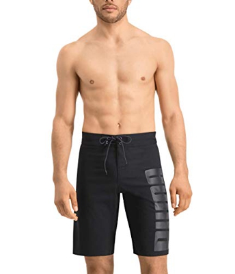 PUMA 100000033200040 Swim Men Long Board Shorts 1P Color: Black - Talla: XL