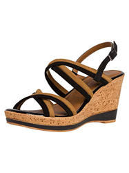 Tamaris 1-1-28009-24, Sandalia con Pulsera Mujer, Beige Tan Black 471, 40 EU en oferta