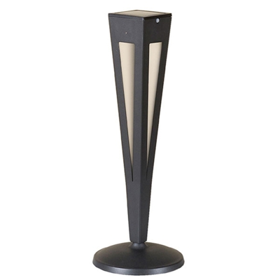 Antorcha solar LED con sensor Tinka, 62 cm, gris