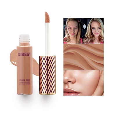 Mimore Maquillaje Corrector Líquido,Corrector Cover Liquid Matte Corrector de cobertura total, Corrector de color brillante 24HR,Impermeable,Corrector