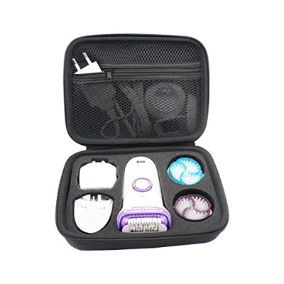 Duro Viaje Estuche Bolso Funda para Braun Silk-épil 9 SkinSpa 9-961V Sistema de exfoliación por LUYIBA