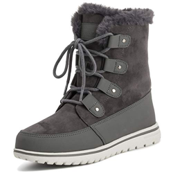 Mujer Acolchado Corto Nieve Invierno Piel Sintética Calentar Durable Impermeable Botas - 4 - GRE37 AYC0521 precio