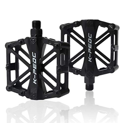 CETECK Pedales de Bicicleta de montaña, de Aluminio, Antideslizantes, duraderos, ultraligeros, para Bicicleta de Carretera, 9/16 Pulgadas características