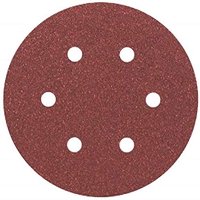 Bosch Professional 2608605718 Hoja de Lija, 0 W, 0 V, Rojo, 150 mm, Set de 5 Piezas
