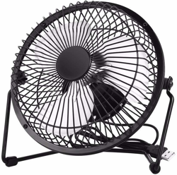 EasyAcc Mini USB Metal Desk Fan 6" (HXQUSFA-BIR6IN) características