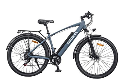 Nilox 30NXEB275V002V2 - Bicicleta eléctrica E Bike 36V 7.8AH 27.5X2.10P - X7, Motor 36 V 250 W, batería Recargable Samsung de Litio 36 V, Carga Comple
