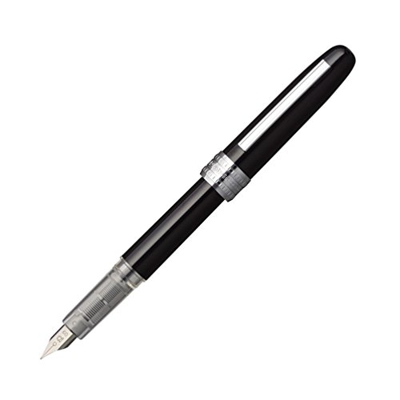 Platinum - Pluma estilográfica – Punta fina, color negro 1