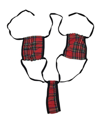 Shangrui Rejilla de Las Mujeres del Halter del Cordón de la Ropa Interior de 3 Puntos del Bikini un Tmaño Rojo características