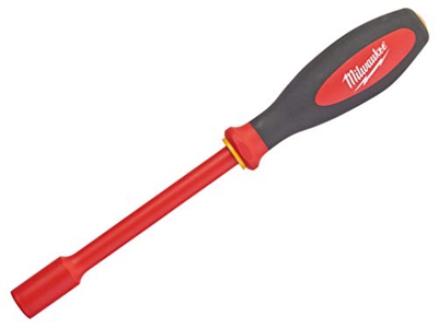 Milwaukee 4932464062 932464062 VDE-Destornillador de Llave de Vaso SW9 x 125 mm, rosso