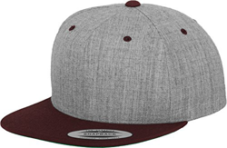 Flex fit - Gorra de béisbol - para hombre, Multicolor (grey/Maroon), Talla única características