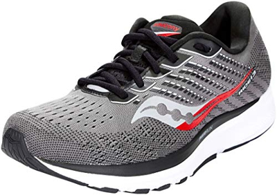 Saucony Ride 13, Zapatillas para Carreras de montaña para Hombre, Charcoal/Black, 42.5 EU