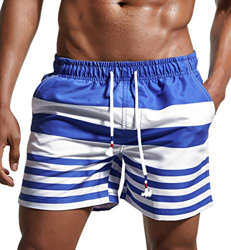 Lachi Bañador Hombre Traje de Baño Pantalon Corto de Playa Natación Piscina Secado Rápido con Forro de Mallas características