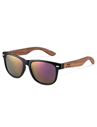 AMEXI Gafas de Sol Polarizadas Hombre y Mujere, UV400 Protection, Gafas Ligeras con Patillas de Madera (Púrpura) en oferta