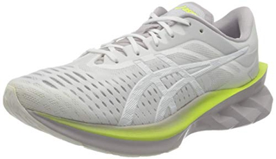 Asics Novablast, Sneaker Womens, White/Haze, 38 EU