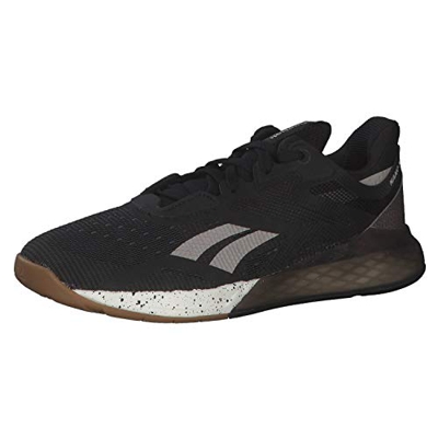 Reebok Nano X, Zapatillas de Deporte Mujer, Negro/MOODUS/Chalk, 40.5 EU