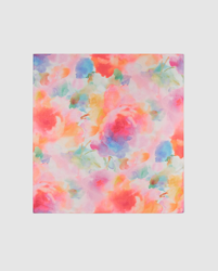 Banarassi - Pañuelo De Seda Con Estampado Acuarelas precio