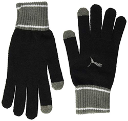PUMA Knit Gloves Guantes, Unisex Adulto, Negro, M características