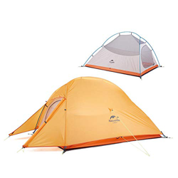 Naturehike Cloud-up 2 Tienda de Campaña Ultraligera para 2 Personas - Tienda Impermeable de Doble Capa para Trekking, 4 Estaciones(Naranja) precio