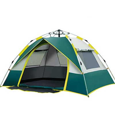 thematys La luz de la Tienda de campaña para Exteriores aparece en Verde y Blanco con una Bolsa de Transporte Acampar, Festivales y Vacaciones (1-2 Pe